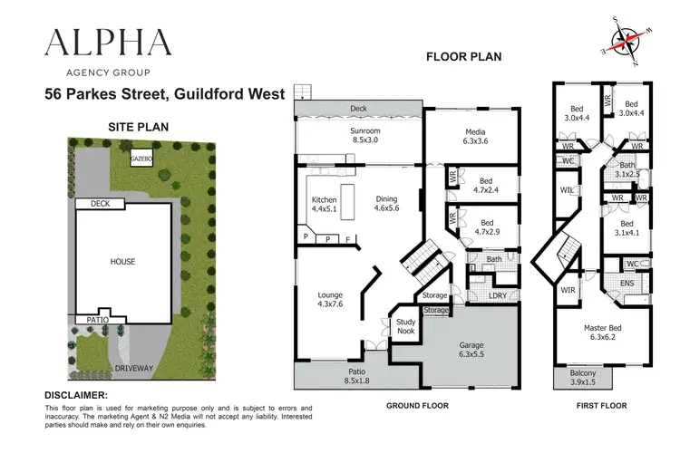 Floorplan of Homely house listing, 56 Parkes Street, Guildford NSW 2161