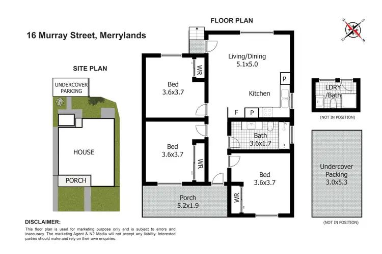 Floorplan of Homely house listing, 16 Murray Street, Merrylands NSW 2160
