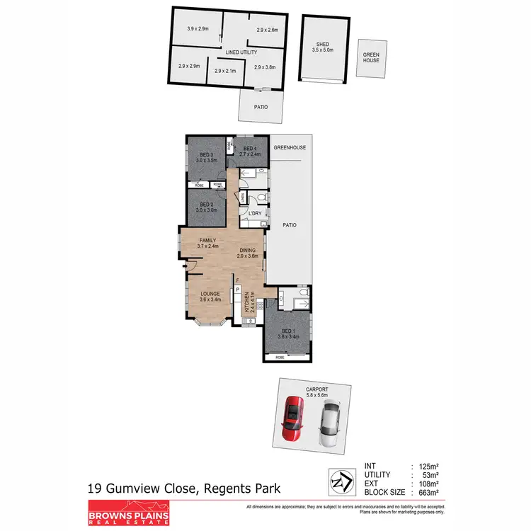 Floorplan of Homely house listing, 19 Gumview Close, Regents Park QLD 4118
