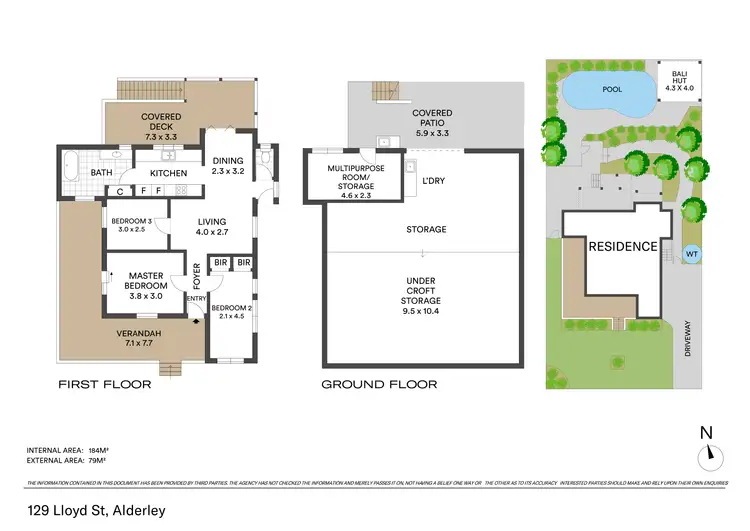 Floorplan of Homely house listing, 129 Lloyd Street, Alderley QLD 4051