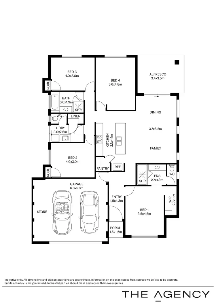 Floorplan of Homely house listing, 4/19 Gumnut Close, Swan View WA 6056