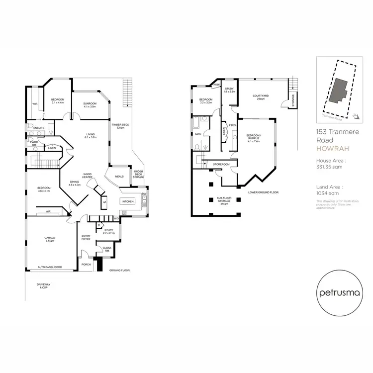Floorplan of Homely house listing, 153 Tranmere Road, Howrah TAS 7018