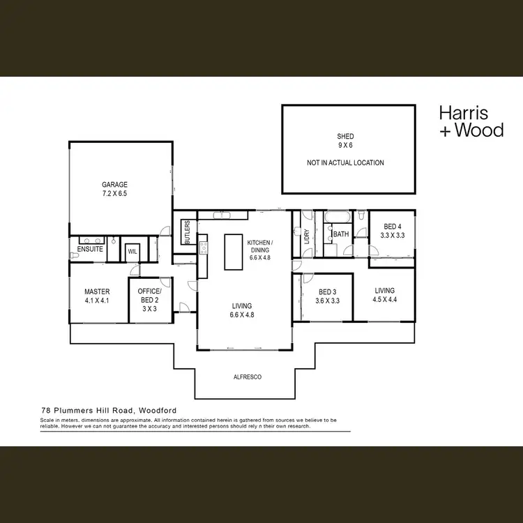 Floorplan of Homely house listing, 78 Plummers Hill Road, Woodford VIC 3281