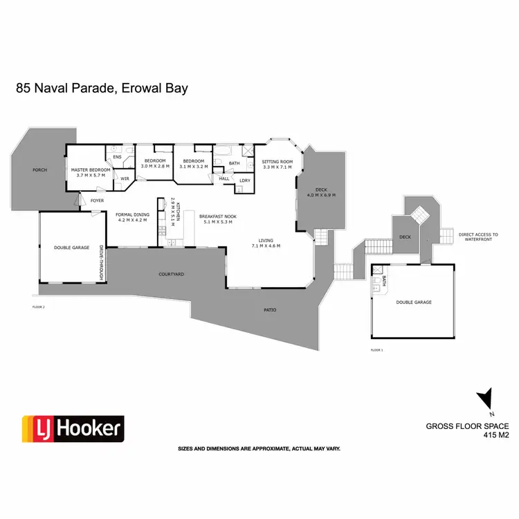 Floorplan of Homely house listing, 85 Naval Parade, Erowal Bay NSW 2540