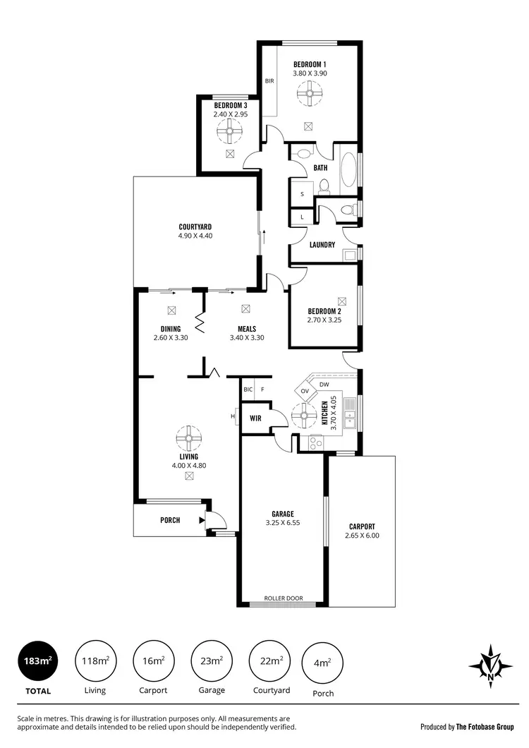 Floorplan of Homely unit listing, 2/13 Cocos Grove, West Lakes SA 5021