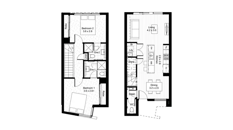 Floorplan of Homely townhouse listing, 5/24 Arnold Close, Findon SA 5023