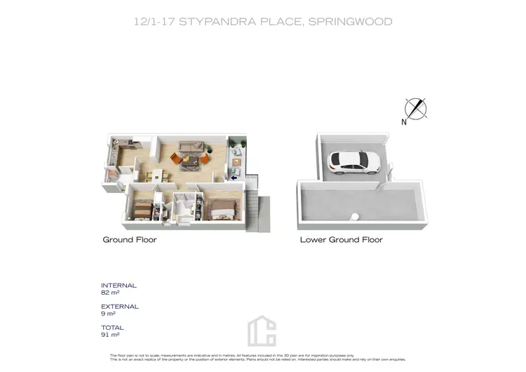Floorplan of Homely villa listing, 12/1-17 Stypandra Place, Springwood NSW 2777