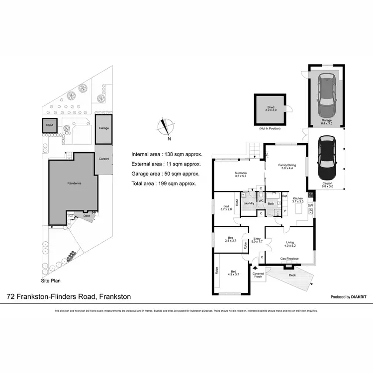 Floorplan of Homely house listing, 72 Frankston-Flinders Road, Frankston VIC 3199