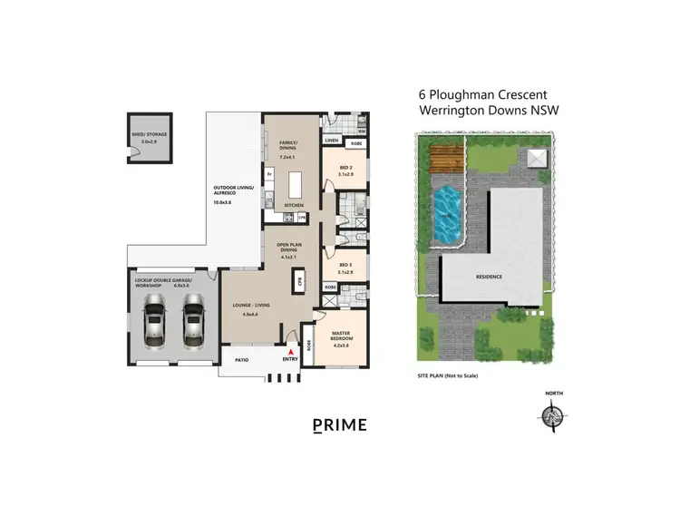 Floorplan of Homely house listing, 6 Ploughman Crescent, Werrington Downs NSW 2747