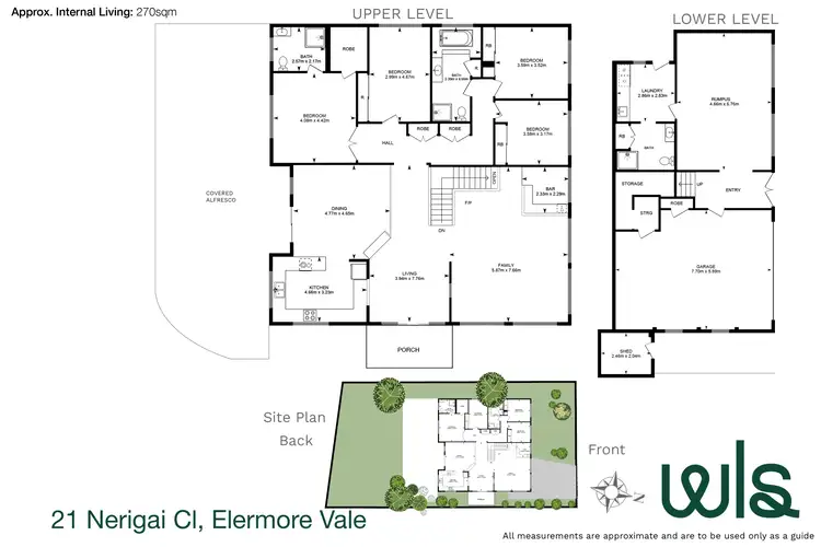 Floorplan of Homely house listing, 21 Nerigai Close, Elermore Vale NSW 2287