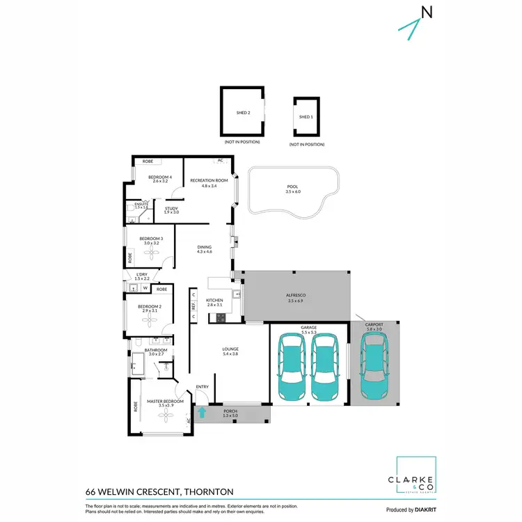 Floorplan of Homely house listing, 66 Welwin Crescent, Thornton NSW 2322