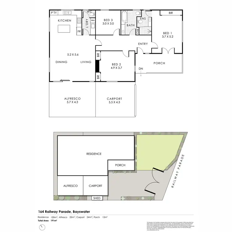 Floorplan of Homely house listing, 164 Railway Parade, Bayswater WA 6053