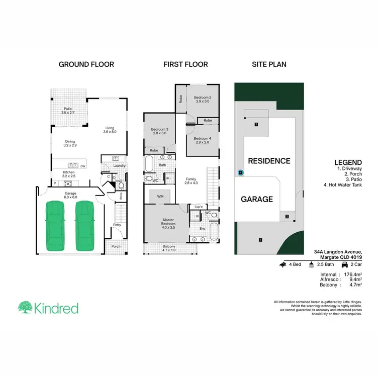 Floorplan of Homely house listing, 34a Langdon Avenue, Margate QLD 4019