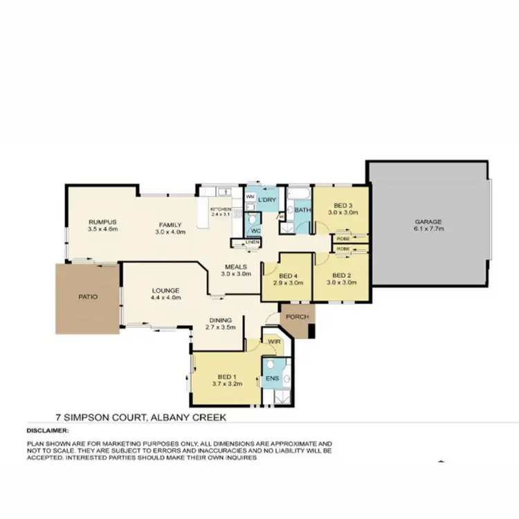 Floorplan of Homely house listing, 7 Simpson Court, Albany Creek QLD 4035