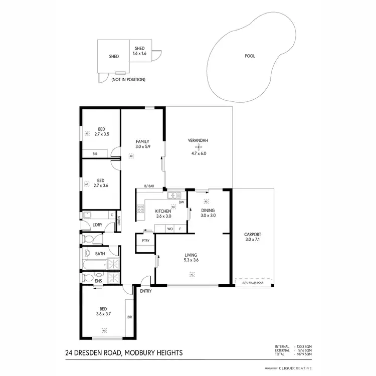 Floorplan of Homely house listing, 24 Dresden Road, Modbury Heights SA 5092