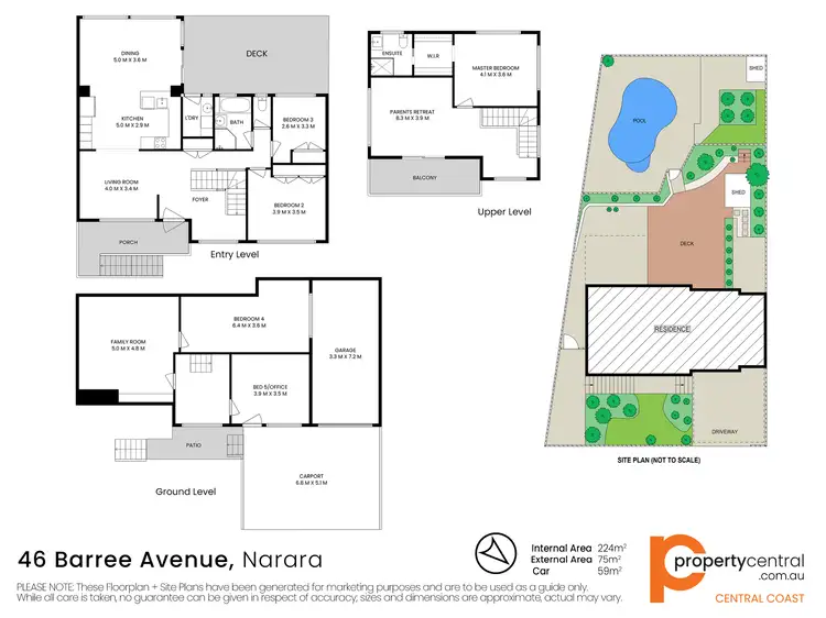 Floorplan of Homely house listing, 46 Barree Avenue, Narara NSW 2250