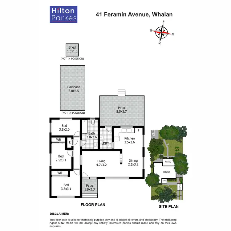 Floorplan of Homely house listing, 41 Feramin Avenue, Whalan NSW 2770