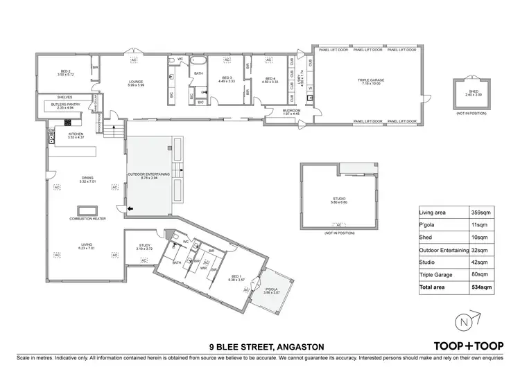 Floorplan of Homely house listing, 9 Blee Street, Angaston SA 5353
