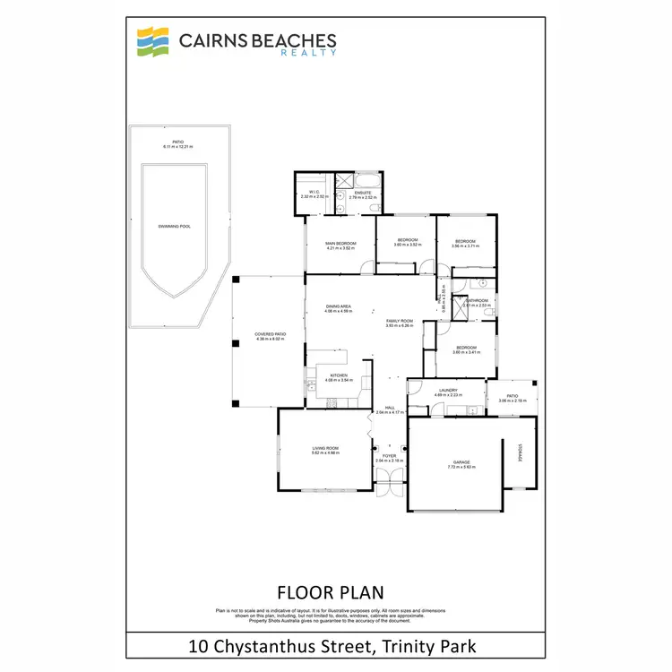 Floorplan of Homely house listing, 10 Chystanthus Street, Trinity Park QLD 4879