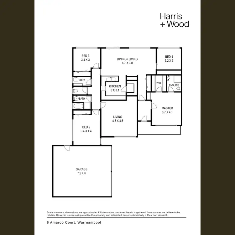 Floorplan of Homely house listing, 8 Amaroo Court, Warrnambool VIC 3280