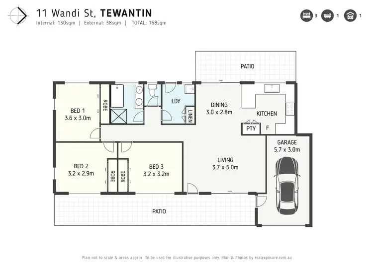 Floorplan of Homely house listing, 11 Wandi Street, Tewantin QLD 4565