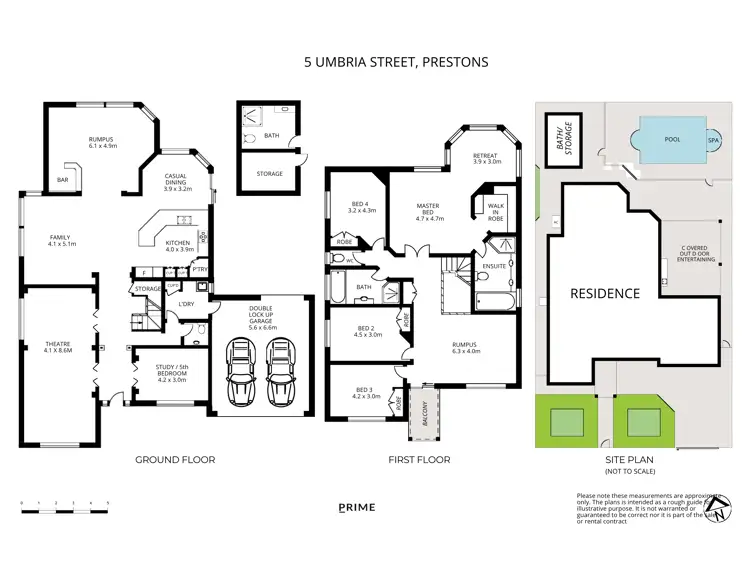 Floorplan of Homely house listing, 5 Umbria Street, Prestons NSW 2170