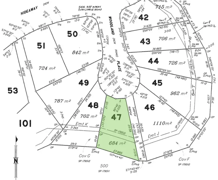 Floorplan of Homely land listing, 8 Woodland Place, Zilzie QLD 4710