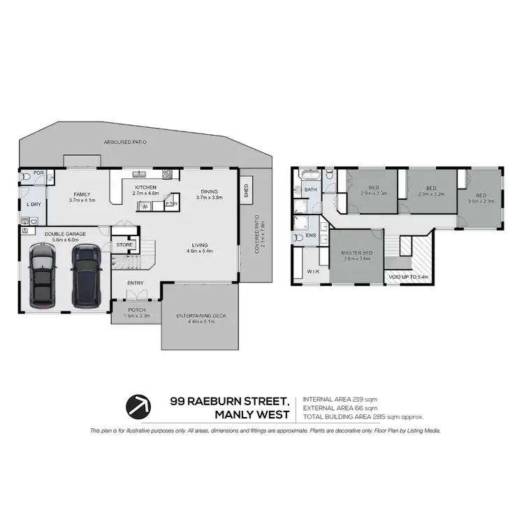 Floorplan of Homely house listing, 99 Raeburn Street, Manly West QLD 4179