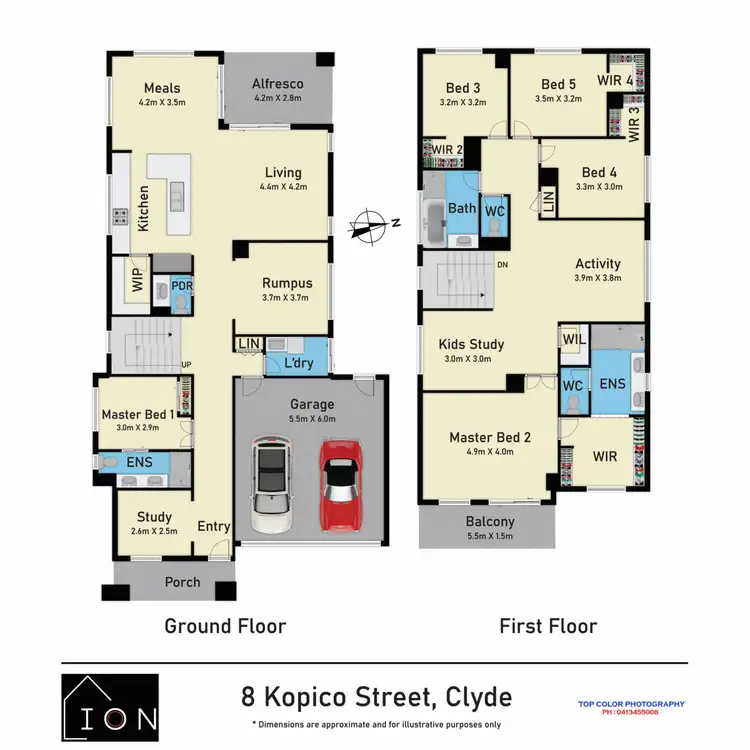 Floorplan of Homely house listing, 8 Kopico Street, Clyde VIC 3978