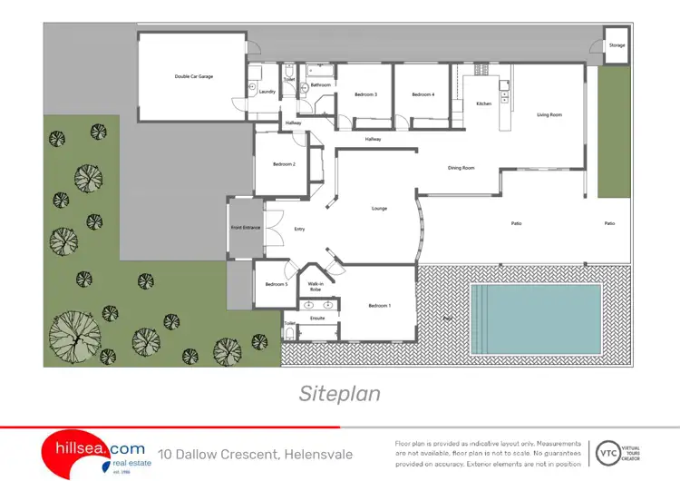 Floorplan of Homely house listing, 10 Dallow Crescent, Helensvale QLD 4212