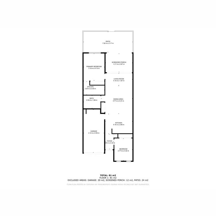 Floorplan of Homely unit listing, 13/3 Shell Street, Urangan QLD 4655