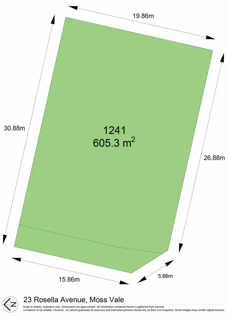 Floorplan of Homely land listing, 23 Rosella Avenue, Moss Vale NSW 2577