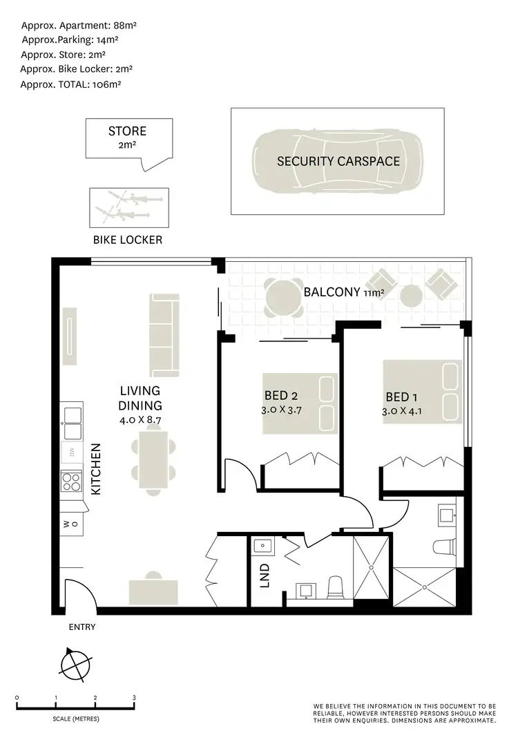 Floorplan of Homely apartment listing, 315/5 Elger Street, Glebe NSW 2037