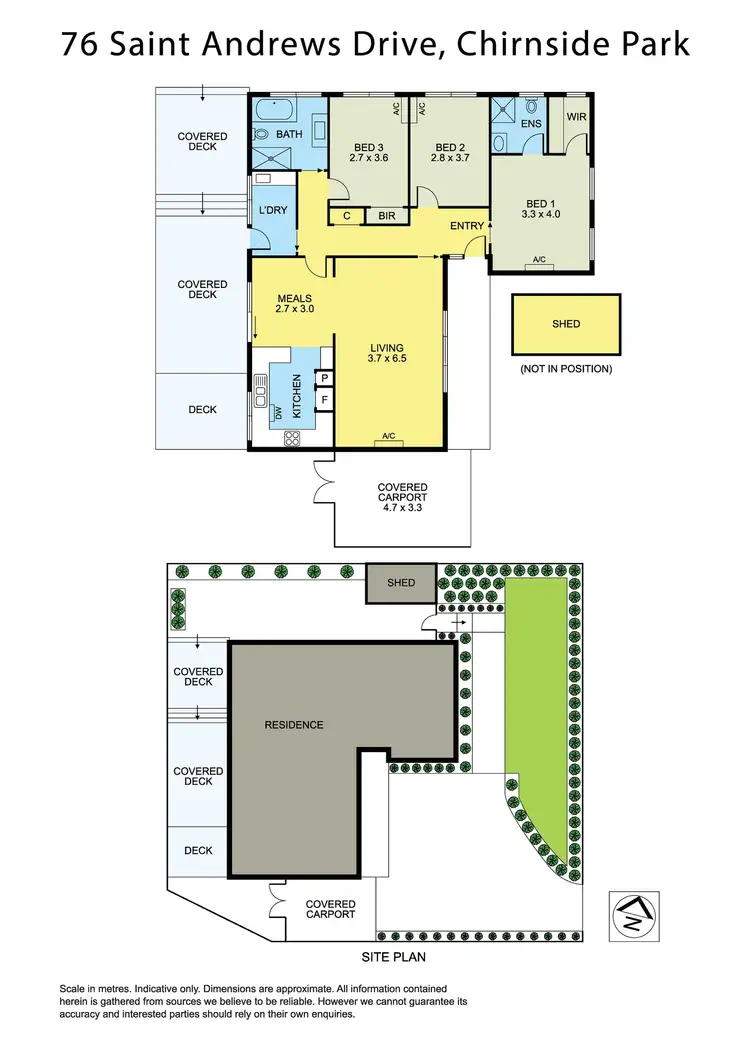 Floorplan of Homely house listing, 76 St Andrews Drive, Chirnside Park VIC 3116