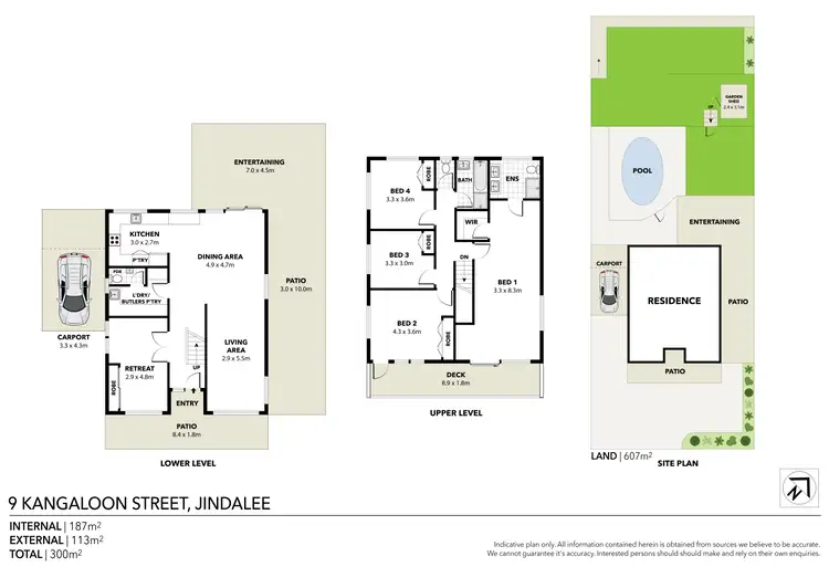 Floorplan of Homely house listing, 9 Kangaloon Street, Jindalee QLD 4074
