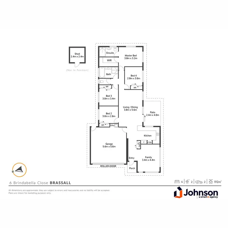 Floorplan of Homely house listing, 6 Brindabella Close, Brassall QLD 4305