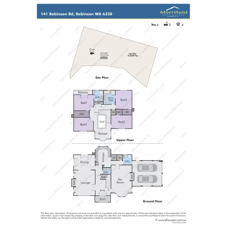 Floorplan of Homely house listing, 141 Robinson Road, Robinson WA 6330