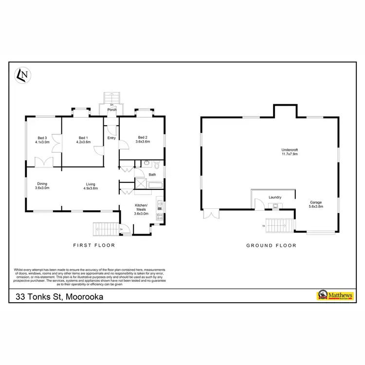 Floorplan of Homely house listing, 33 Tonks Street, Moorooka QLD 4105