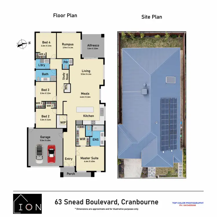 Floorplan of Homely house listing, 63 Snead Boulevard, Cranbourne VIC 3977