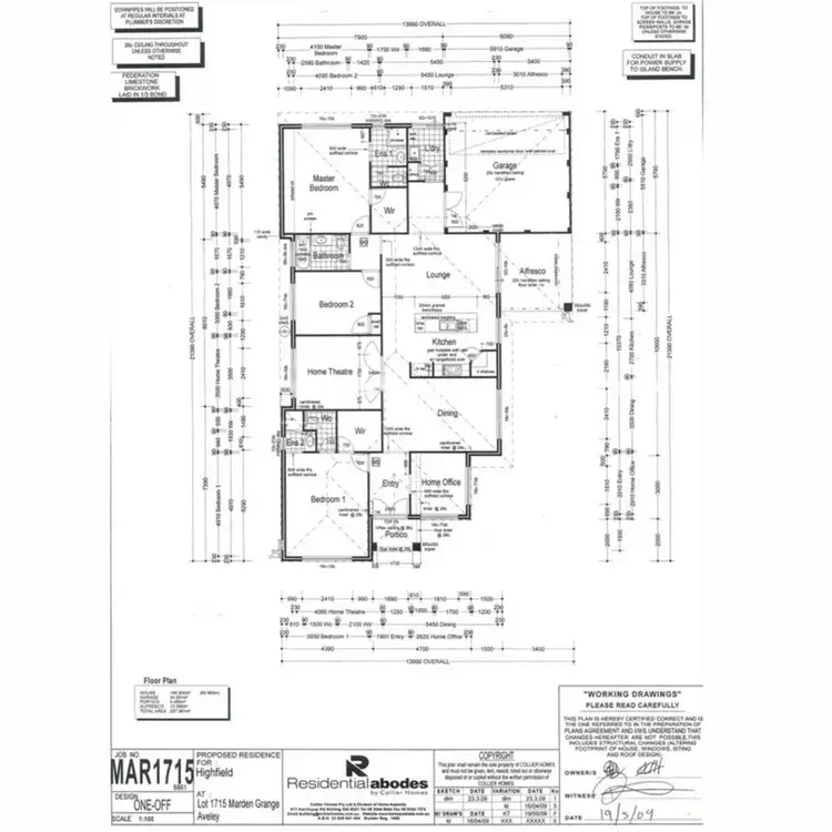 Floorplan of Homely house listing, 79 Marden Grange, Aveley WA 6069