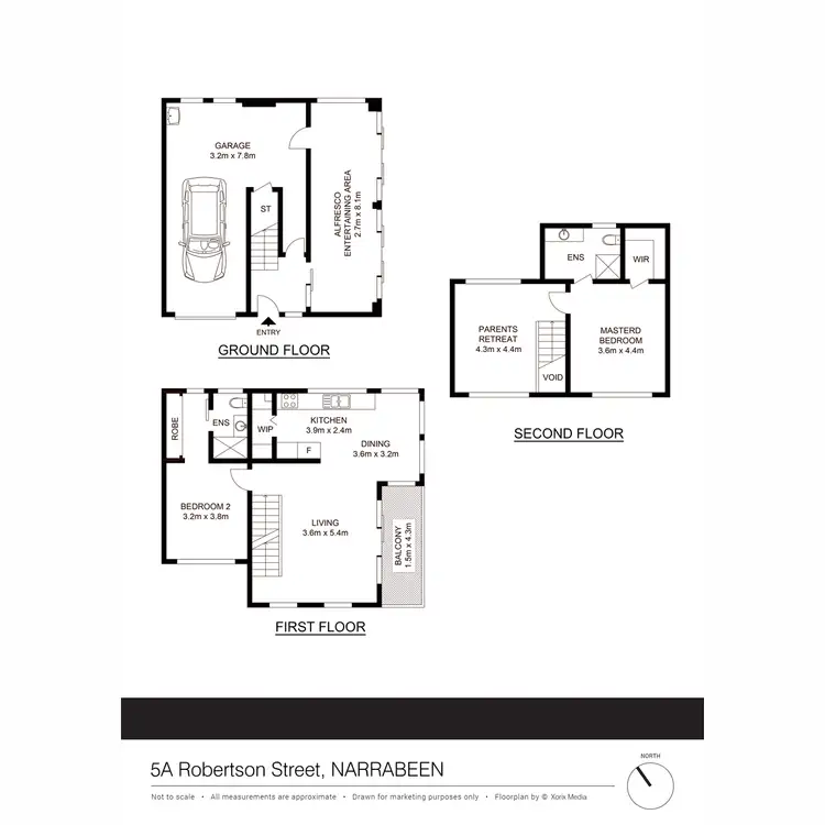 Floorplan of Homely house listing, 5a Robertson Street, Narrabeen NSW 2101