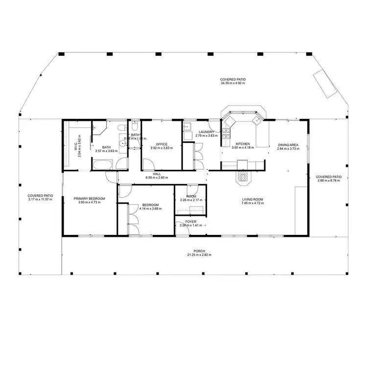 Floorplan of Homely house listing, 16-26 Drouin Crescent, Burrum River QLD 4659