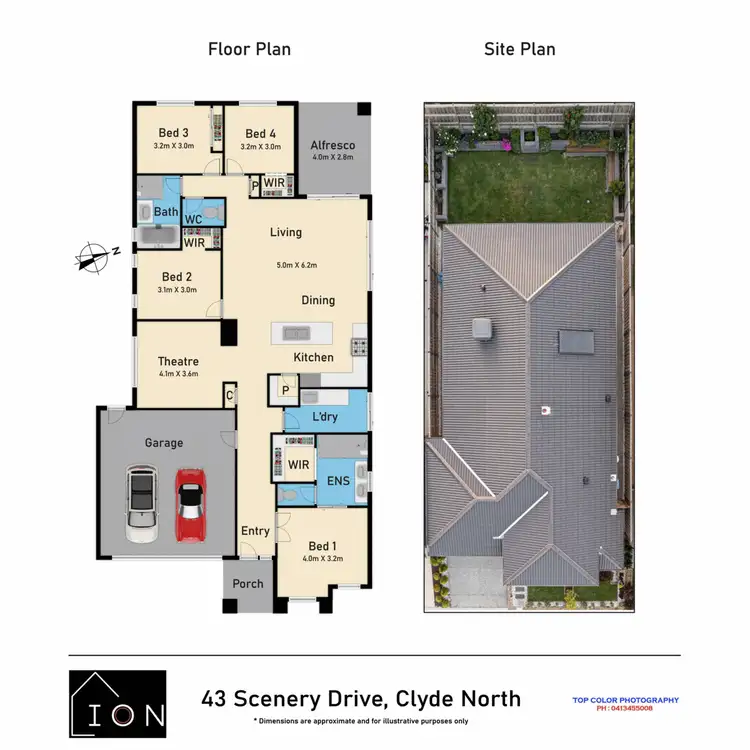 Floorplan of Homely house listing, 43 Scenery Drive, Clyde North VIC 3978