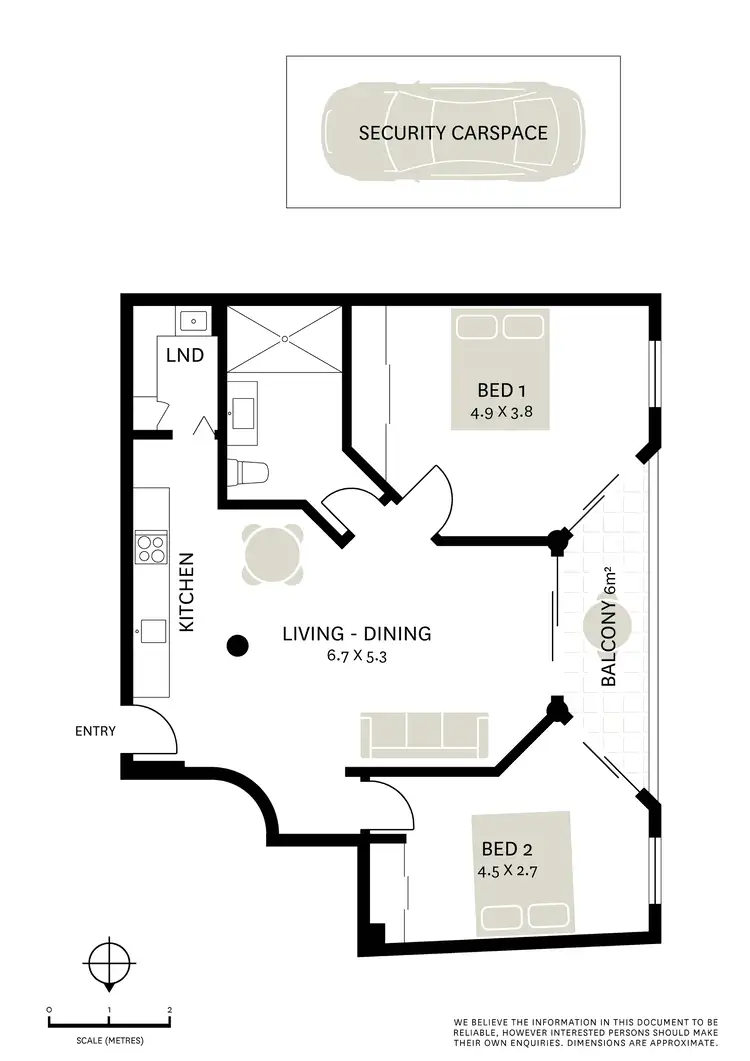 Floorplan of Homely apartment listing, 1/19 Kirketon Road, Darlinghurst NSW 2010