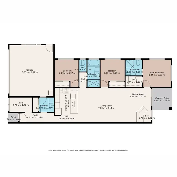 Floorplan of Homely unit listing, 1/2 Bottle Brush Avenue, Gunnedah NSW 2380