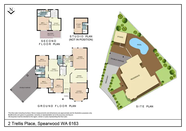 Floorplan of Homely house listing, 2 Trellis Place, Spearwood WA 6163