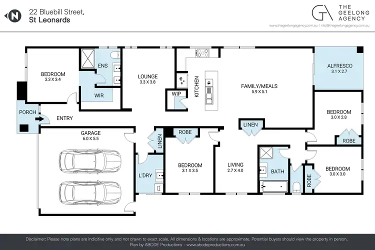 Floorplan of Homely house listing, 22 Bluebill Street, St Leonards VIC 3223