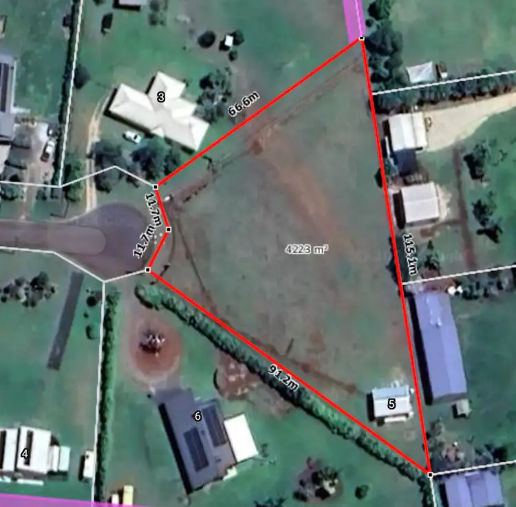 Floorplan of Homely land listing, 5 Teresa Close, Mareeba QLD 4880