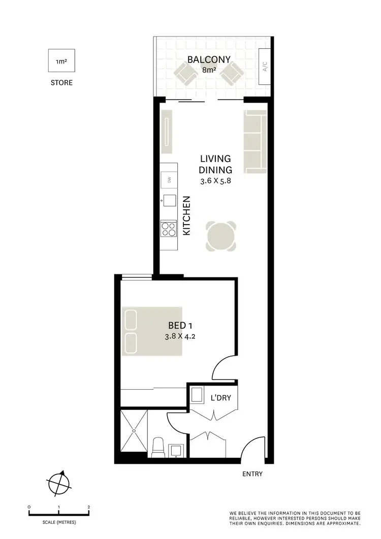 Floorplan of Homely apartment listing, 16/72 Parramatta Road, Camperdown NSW 2050