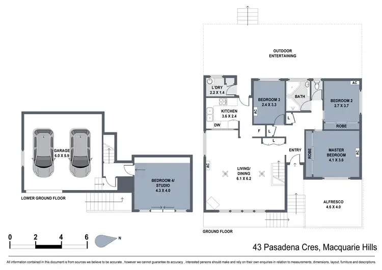 Floorplan of Homely house listing, 43 Pasadena Crescent, Macquarie Hills NSW 2285